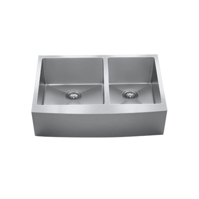 Type 304 Stainless Steel Front Double Bowl Sink K6010