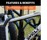 18087 Tray-Style Hitch-Mounted Bike Rack (4-Bike, 2-in Shank)