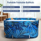 De-Stress 2023 Large Portable Folding Soaking Bathtub For Adults