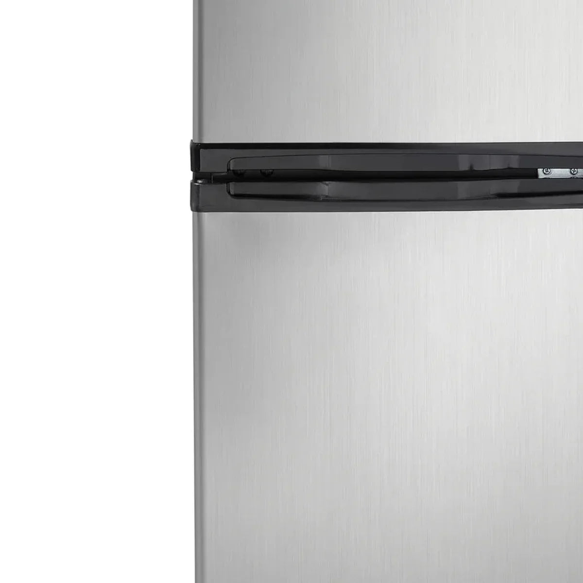 Danby Designer 3.1 cu. ft. Dual Door Compact Fridge with Freezer in Stainless-steel Look
