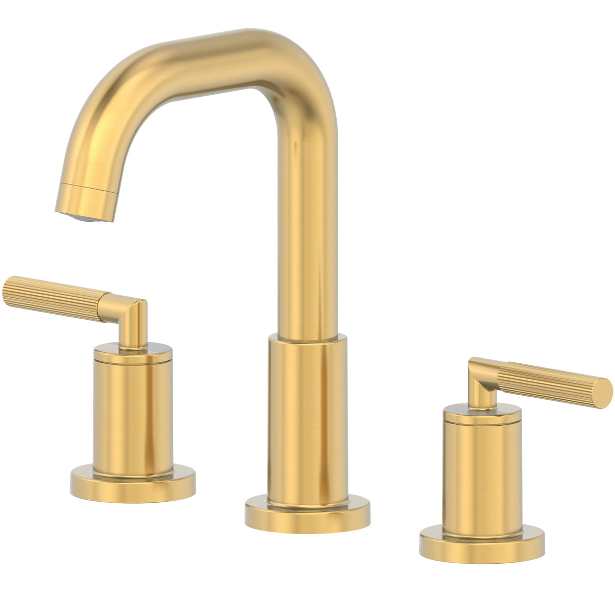 Dorian 2-Handle Widespread 8-in Centreset Lavatory/Bathroom Sink Faucet, Brushed Gold
