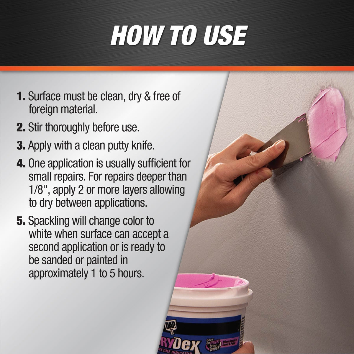 DryDex Dry Time Indicator Spackling, 3.78-L