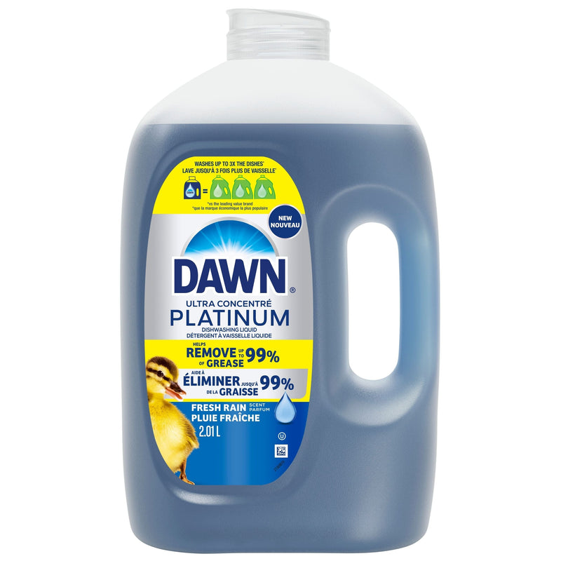 Ultra Platinum Liquid Dish Soap Refill, Refreshing Rain Scent, 2.01-L O6029