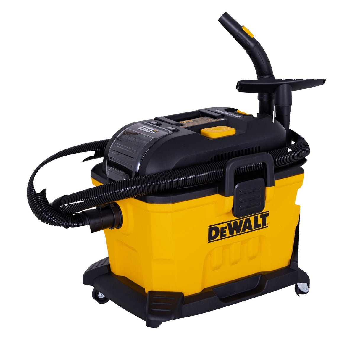 AC/DC Poly Dry/Wet Vacuum, Water-Resistant Off/ Switch, 34-L