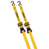DXBC18002 1,800-lb Ratchet Tie-Down Straps, 1.25-in x 12-ft, 2-pk