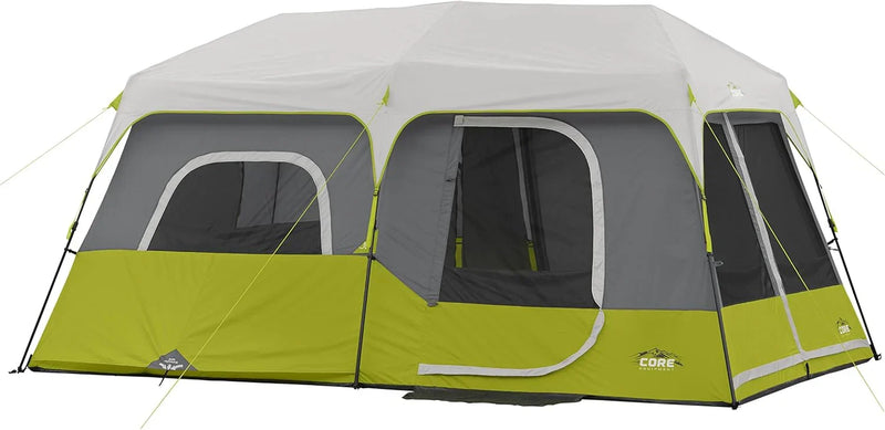 Core 9 Person Instant Cabin Tent - 14' x 9', Green (40008) B2319