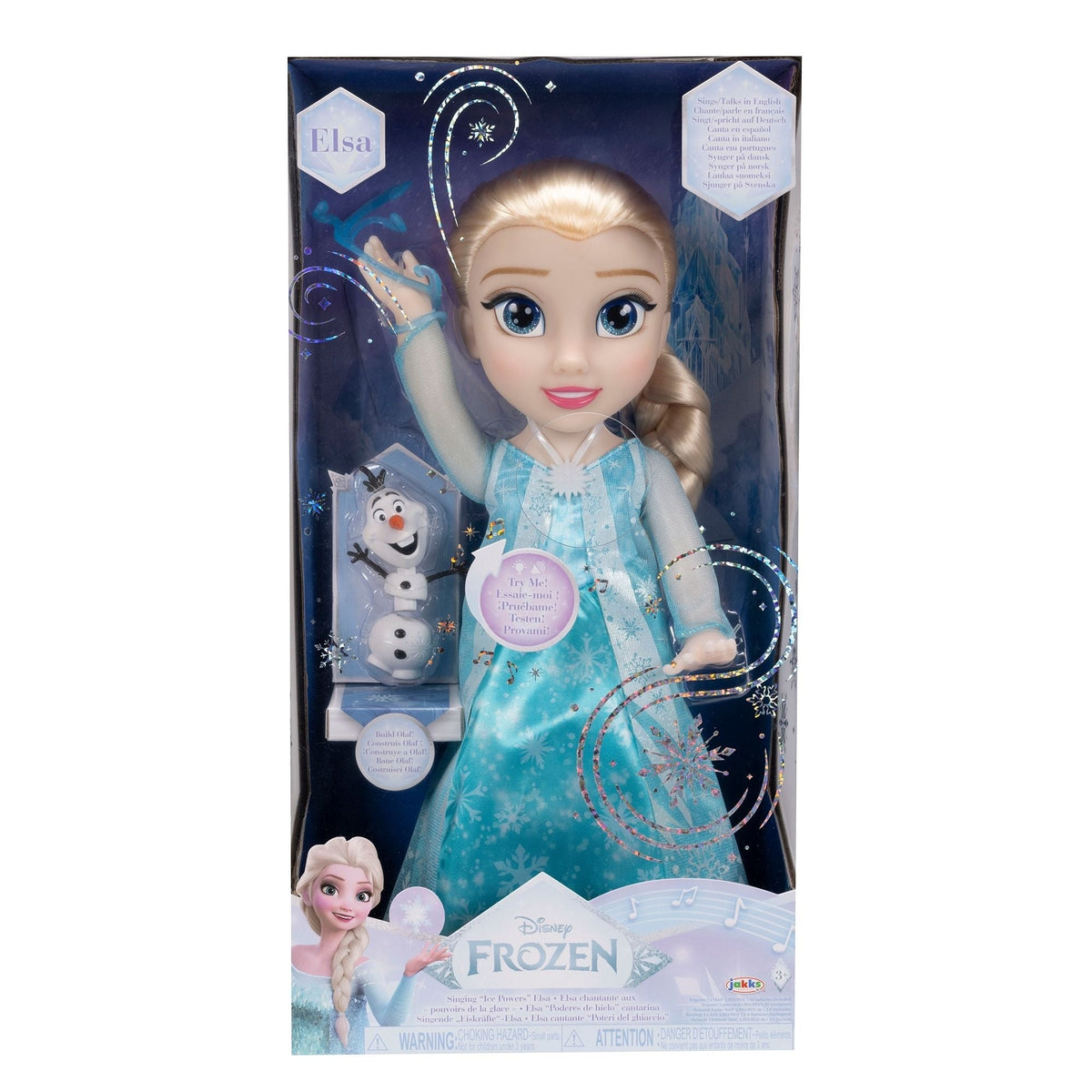 Frozen "Ice Powers" Elsa Large Doll