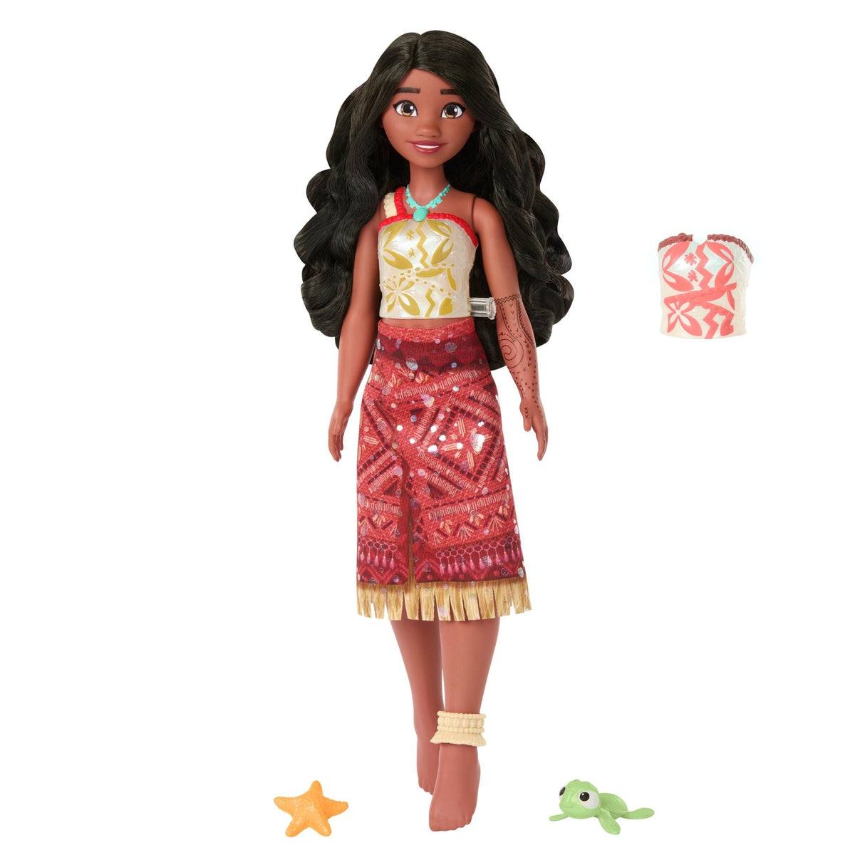 Princess Moana 2 Swimming Tautai Moana Fashion Doll for Ages 4+