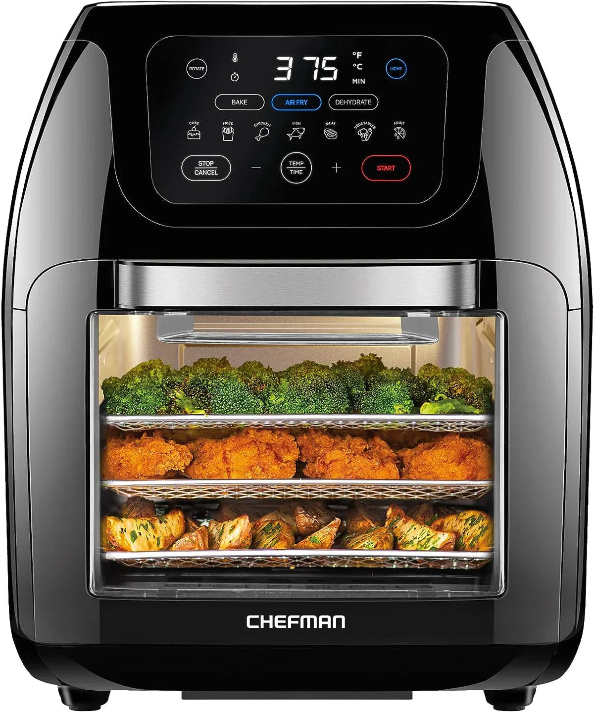 Multifunctional Digital Air Fryer Rotisserie, Dehydrator, Convection Oven