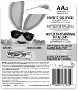 Max 4-pk AA Alkaline Batteries, Long Lasting, All Purpose