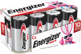 Max C Batteries, Long Lasting, All Purpose, Alkaline, 8-pk