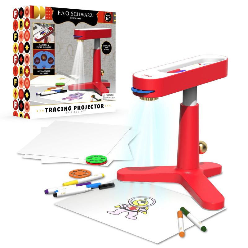 Toy Art Tracing Projector Tripod, Red M2336