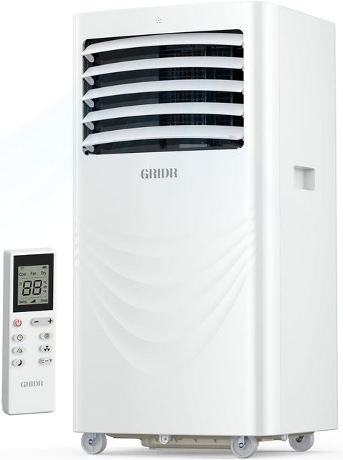 12000 BTU Portable Air Conditioners, AC Unit for Bedroom with 4 Modes Cooling/Dehumidifier/Fan & Sleep, Up to 400 Sq.Ft, 45db Quiet, 24H Timer & Remote, Standing Air Conditioner for Rooms Office Home