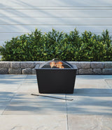 Lyall Square Outdoor Wood Firepit, 20-in, Black