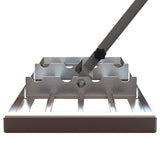 Heavy Duty Long Handle Lawn Levelling Rake for Yard/Garden