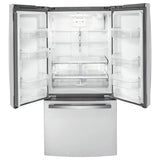 GE 33 in. 18.6 cu.ft. Bottom Freezer Counter Depth Refrigerator with Internal Water Dispenser