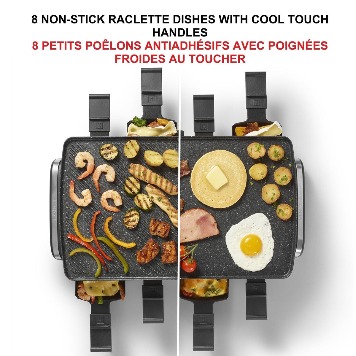 Heritage: The Rock 1500W Non-Stick Electric Raclette