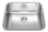Undermount Single Bowl Kitchen Sink, 19.75-in x 17.75-in x 8-in, Stainless Steel