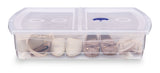 Shallow Under-the-Bed Storage Tote with Wheels
