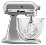 Artisan Tilt-Head Stand Mixer Bowl with Measurement Markings & Lid, 5qt