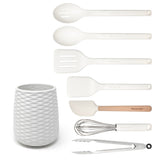 CLASSIC 8PC SET WITH CROCK, PROCELAIN