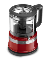 Compact 3.5 Cup Food Chopper/Mini Food Processor with Dishwasher Safe Parts, Empire Red