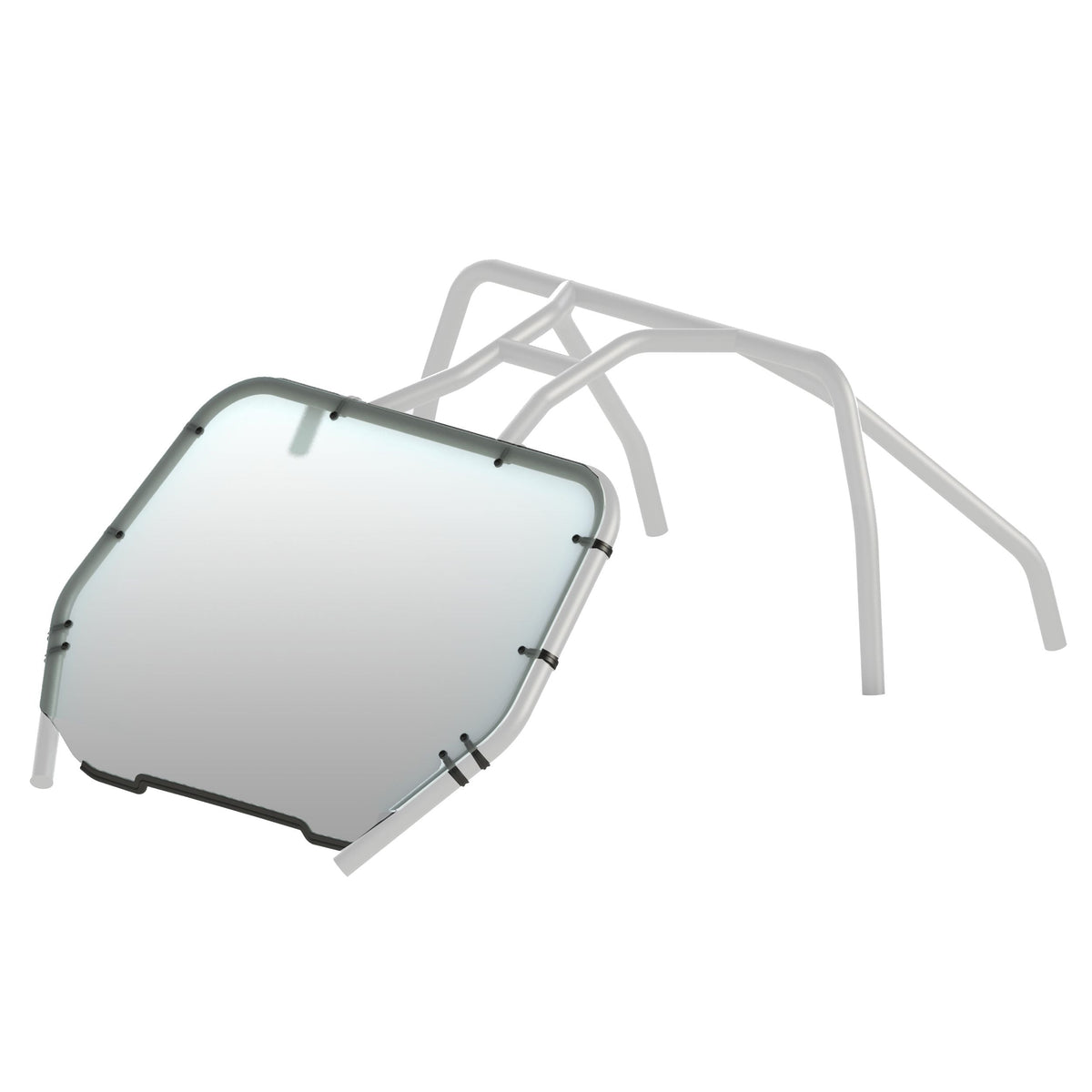 Uncoated Full Fixed Windshield, Wild Cat