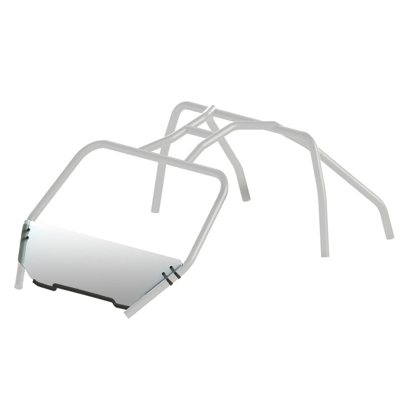 Uncoated Half Fixed Windshield, Wildcat B1462