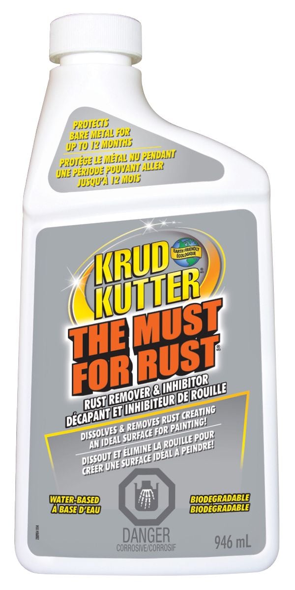 Water-Based Liquid Rust Remover & Inhibitor, Biodegradable, 946-mL F5423