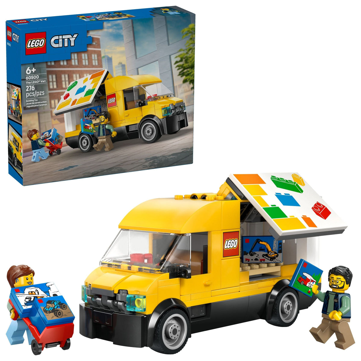 City The Van Toy Truck Building Set - 60500, 276-pcs, Ages 6+