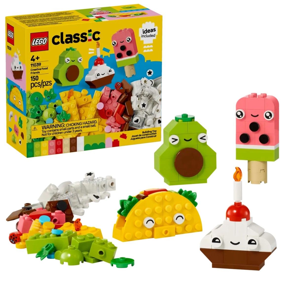 Classic Creative Food Friends - 11039, 150-pcs, Ages 4+