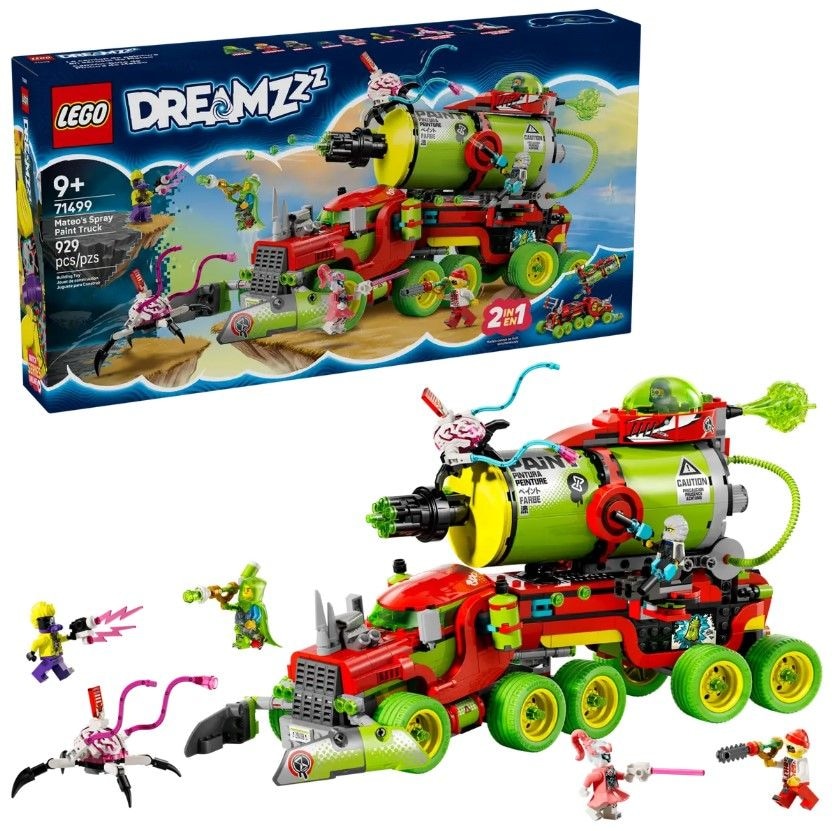 Mateo's Spray Paint Truck - 71499, 929-pcs, Ages 9+