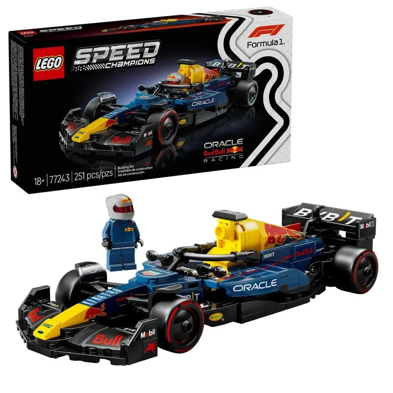 Speed Champions Oracle Red Bull Racing RB20 F1 Race Car - 77243, 251-pcs, Ages 18+