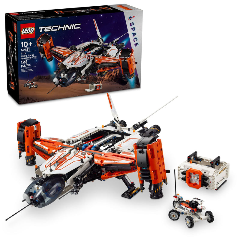 Technic VTOL Heavy Cargo Spaceship LT81 - 42181, 1365-pcs, Ages 10+ C1870
