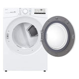 LG 7.4 cu ft. White Electric Dryer with Sensor Dry