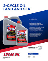 2-Stroke Semi-Synthetic Land & Sea Oil, 3.87-L