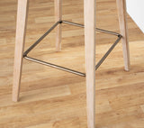 Winston Fixed-Height Counter Stool, Wood, 26-in