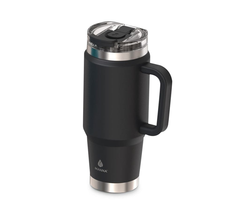 WFH Stainless Steel Insulated Travel Mug with Dual-Function Lid, 32-oz I2253
