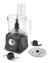 2-Speed Electric Food Processor with Pulse Function, Black