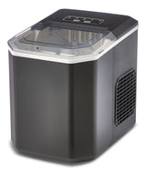 Compact Countertop Ice Maker with LED Display, 26-lb Ice/Day, Black