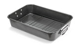 Multi-Purpose Roaster with Rack, Dishwasher Safe, 9-12 lb, 25.4 x 38cm