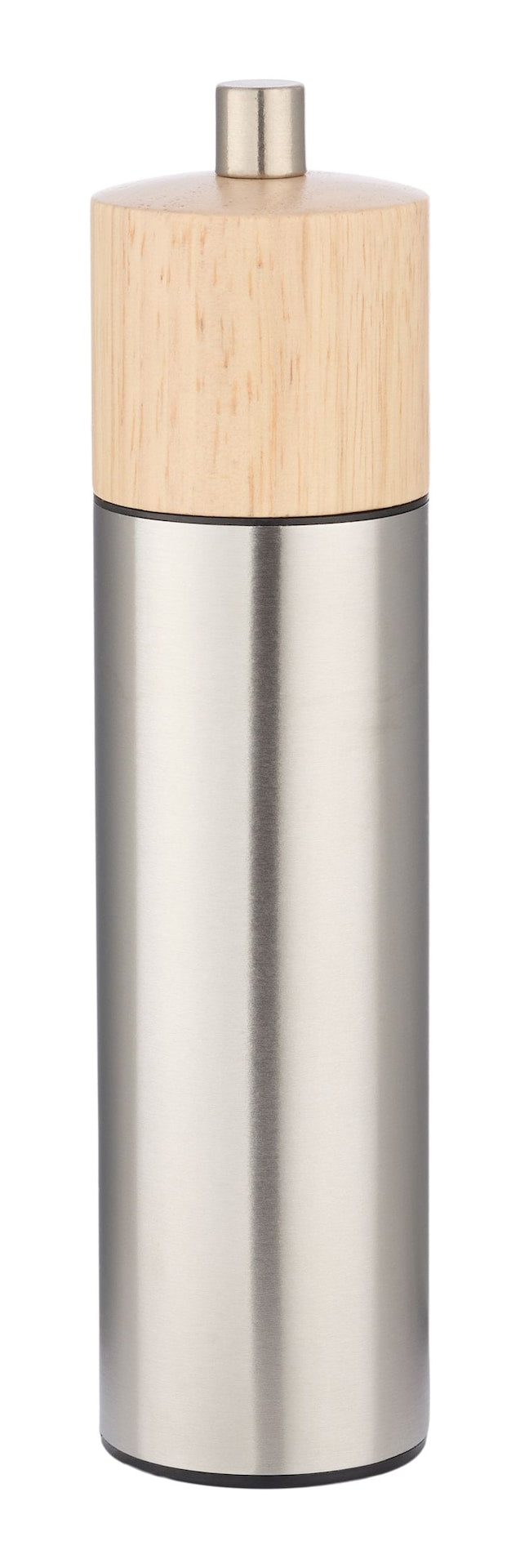 Natural Wood/Stainless Steel Salt & Pepper Grinder