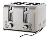Stainless Steel Toaster with 3 Settings, 4-Slice