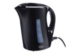 Corded Kettle with Water Gauge, Black, 1-L