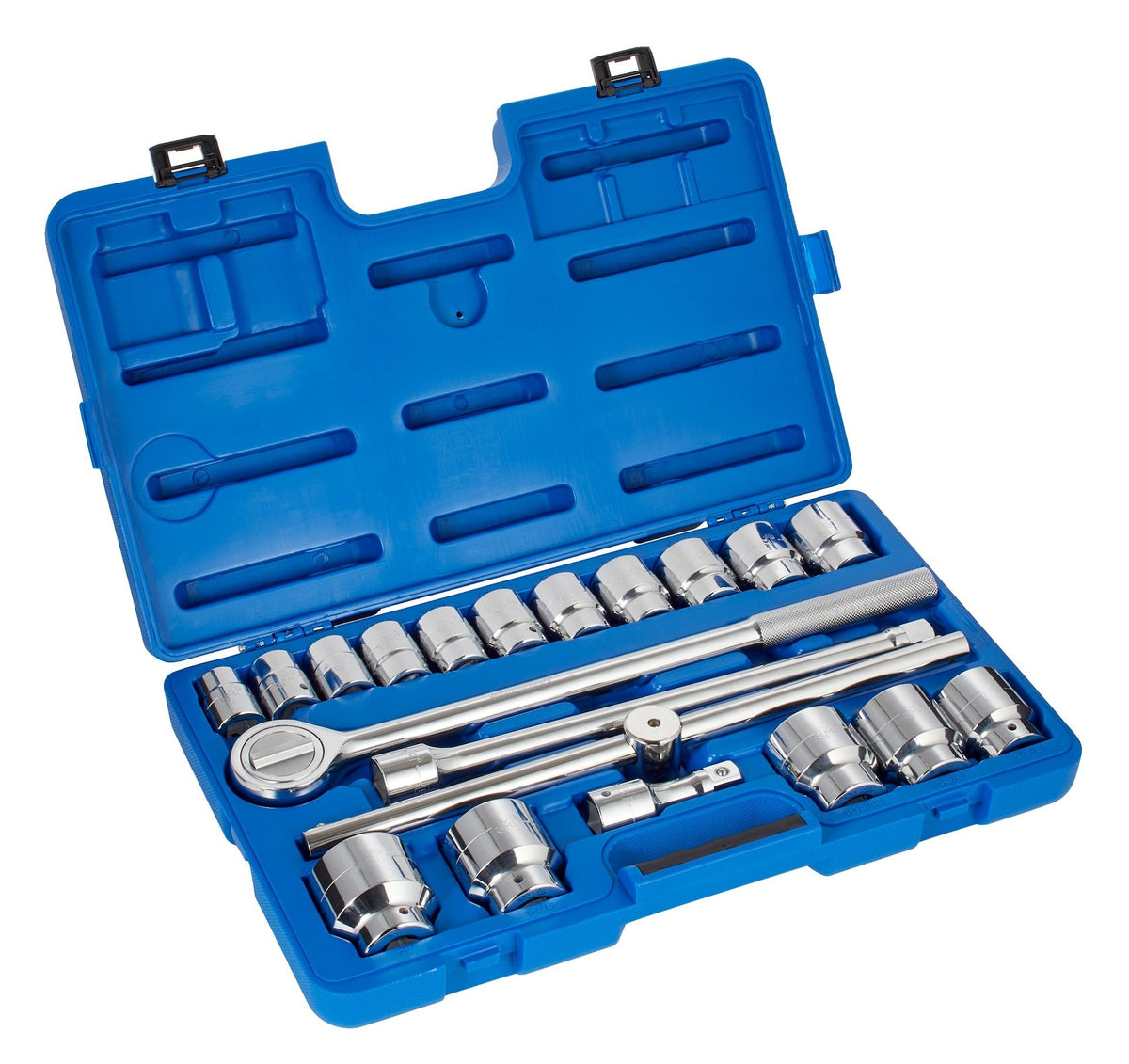 Socket Set 20-pc, 3/4-in Drive, SAE, Steel, Chrome