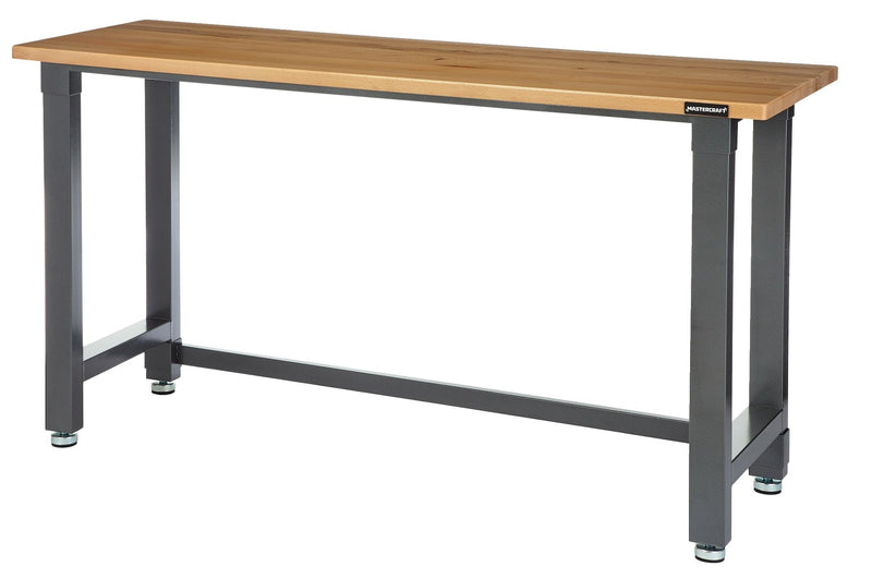 Wooden Top Work Bench, 72 x 24 x 37.5-in I5816