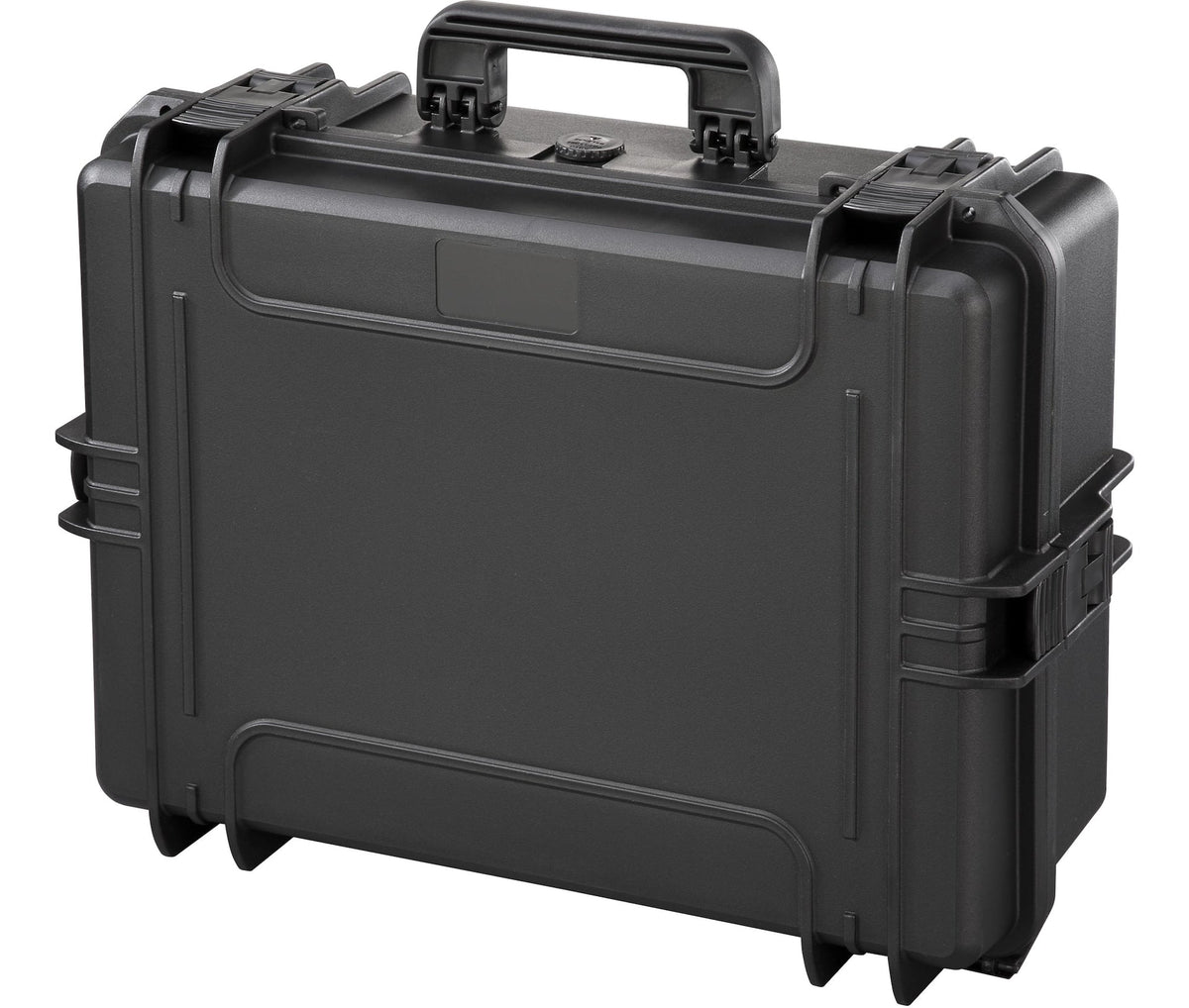 MAXIMUM Portable IP67 Waterproof Case/Tool Box with Foam Layers, Black, Large, 22-in