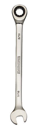 MAXIMUM Ratcheting Wrench, Assorted Sizes, SAE