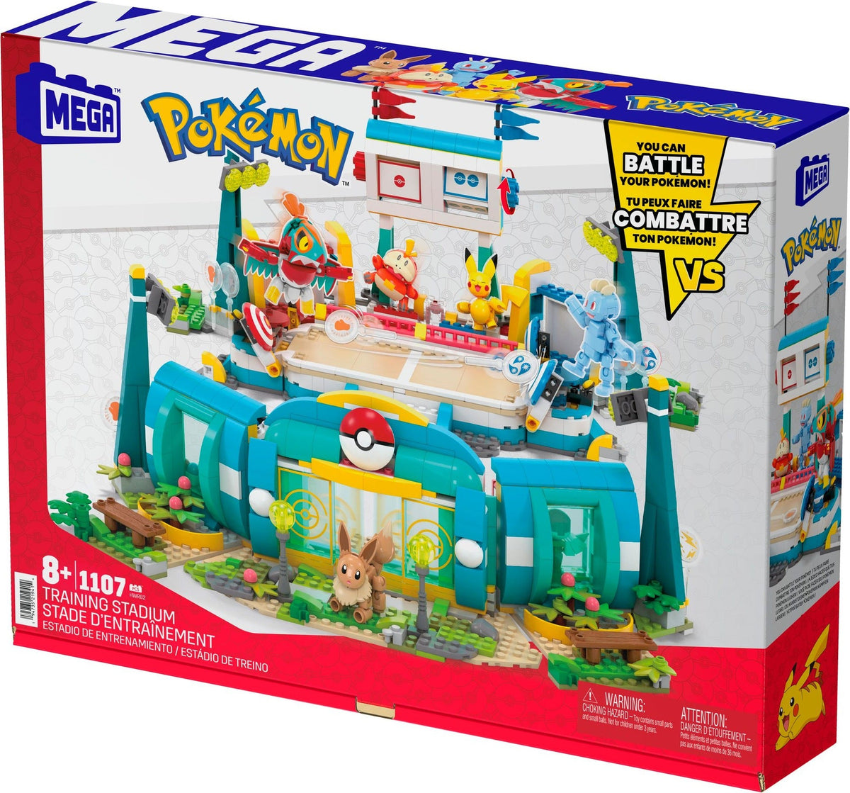 Mega Adventure Builder Training Stadium Toy Building Set