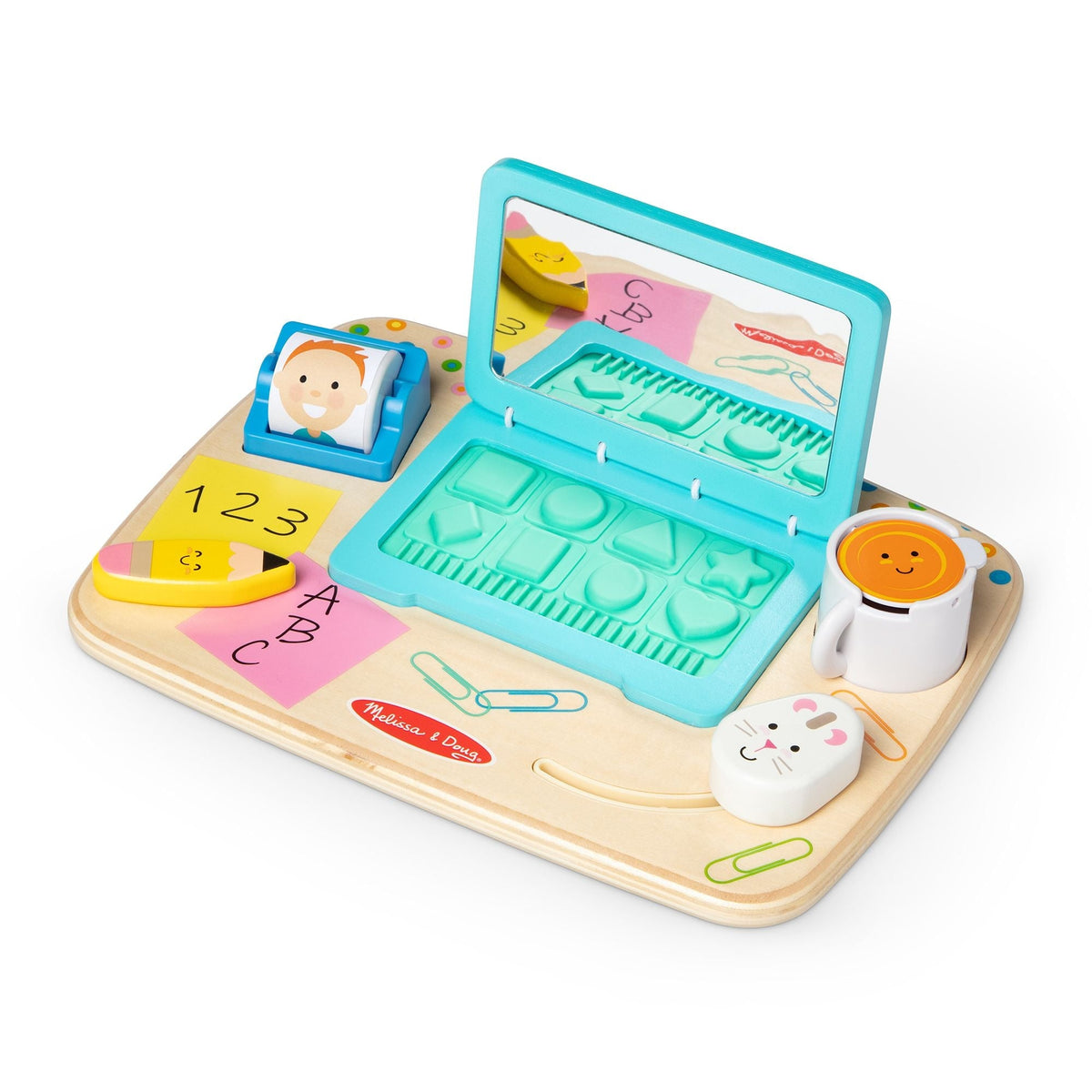 Wooden Work & Play Desktop